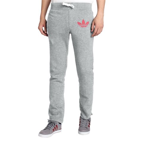 adidas original grey tracksuit bottoms|adidas slim grey tracksuit bottoms.